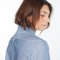 Chambray Shirtdress in Blue