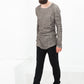 Extra Long Sleeve Sweater in Cavern