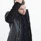 Prince Leather Field Jacket in Meteor