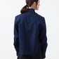 Sheer Silk Collar Button Up