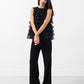 Organza Ruffle Top