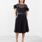Organza Feather Top