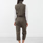 Sleeveless Harem Flightsuit