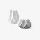 Folded Vase low, ash